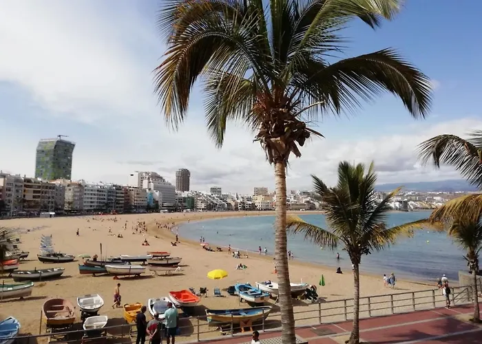 Mariposa Blanca, En 1ª Linea De Playa 아파트 라스팔마스